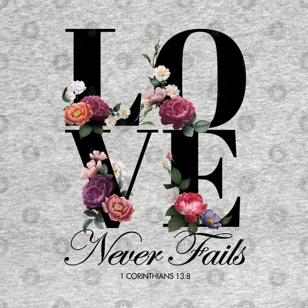 JW Gift Love Never Fails by KA Creative Design